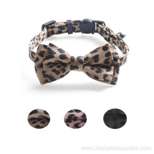 Friendly Luxury Cloth Pet Cat Bow Tie Collar